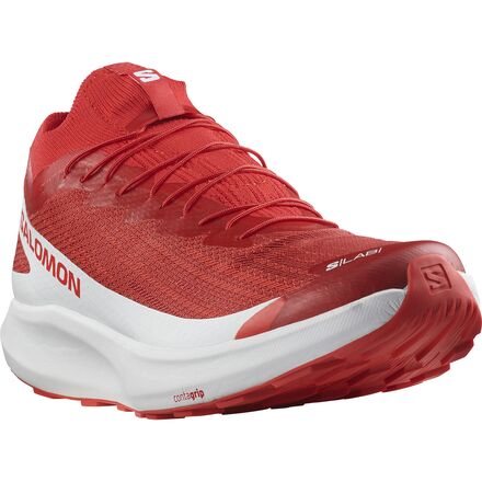 Salomon S/Lab Pulsar 2 Trail Running Shoe in Fiery Red Fiery Red White