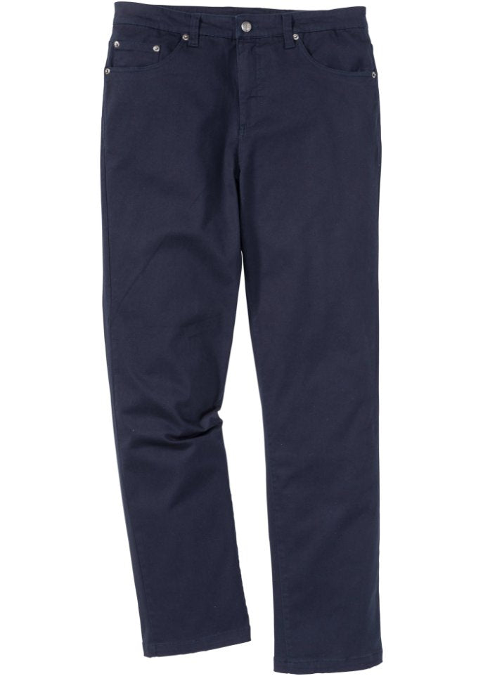 Bpc Bonprix Collection straight elastic trousers, blue