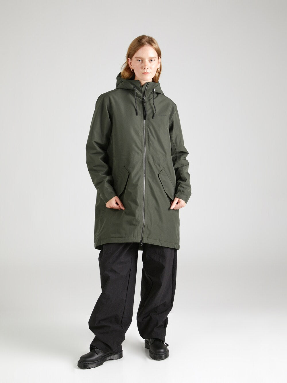 Off-season parka Didriksons Marta-Lisa, khaki