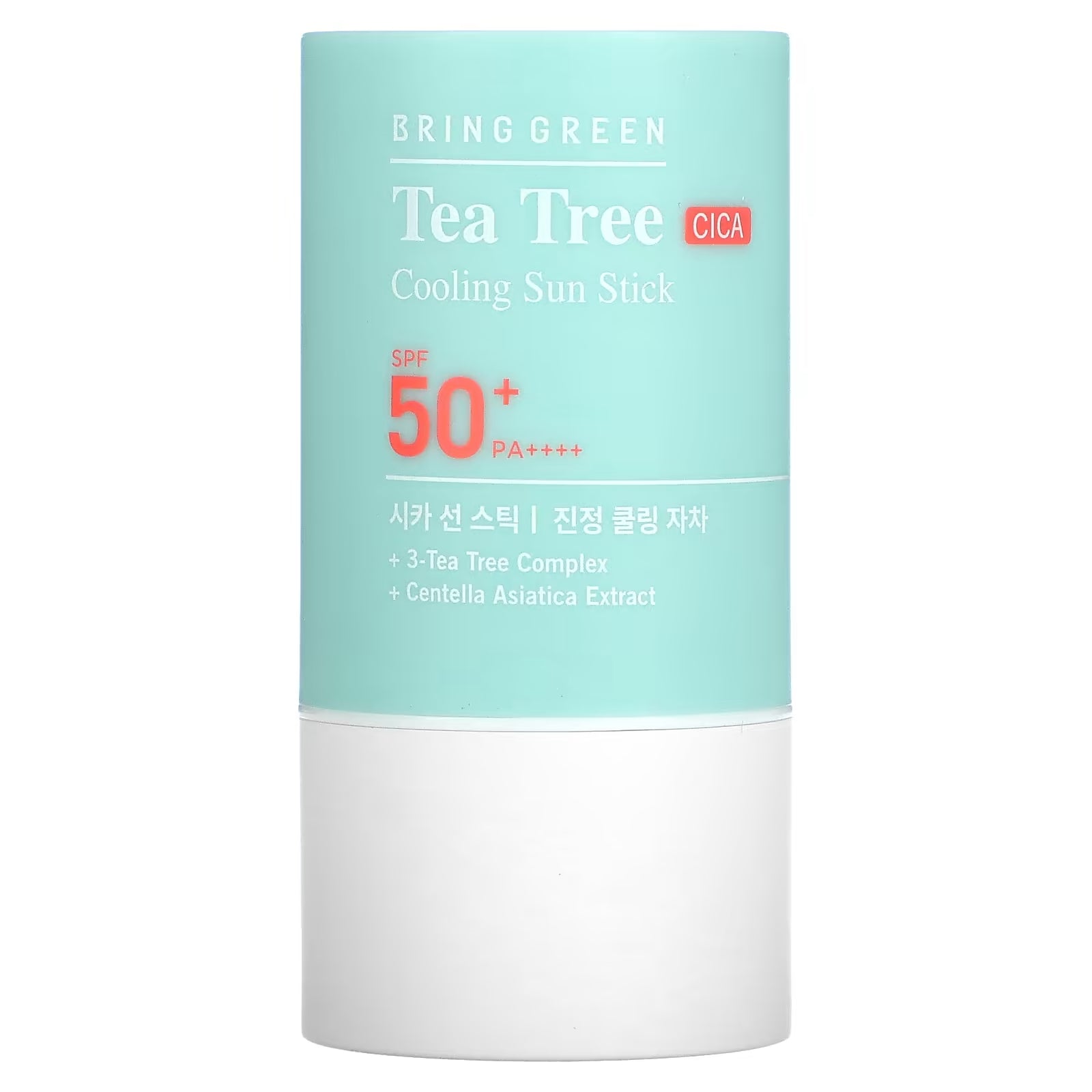 عصا الوقاية من الشمس Bringgreen Tea Tree CICA SPF 50+ PA++++ مبردة، 22 جم