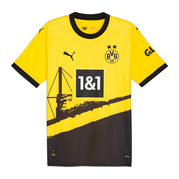 T-shirt PUMA Borussia Dortmund 23/24 Jersey 'Home', yellow