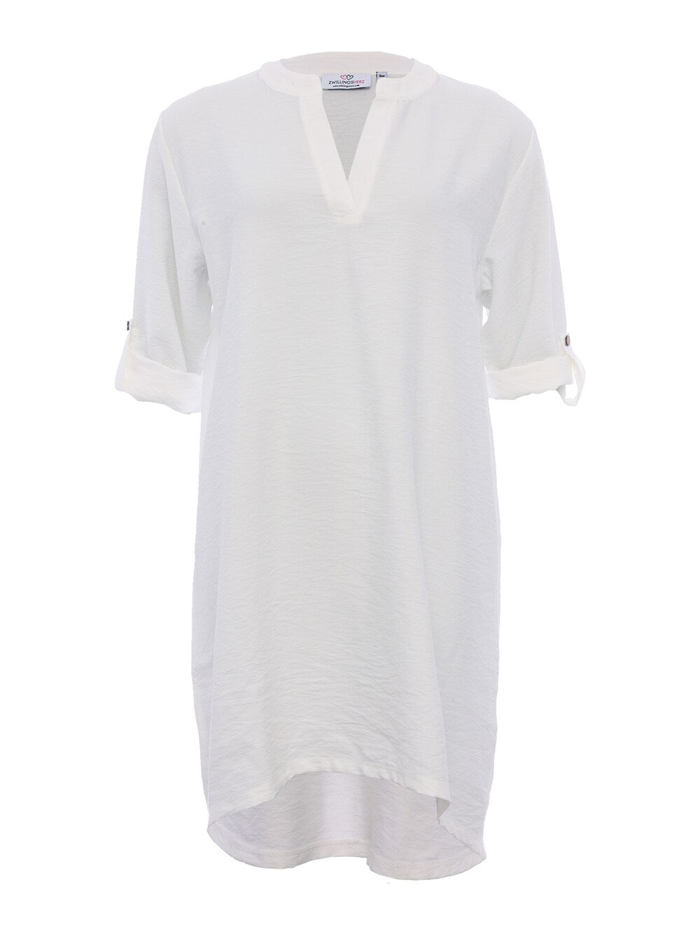 Zwillingsherz Amelie tunic, white