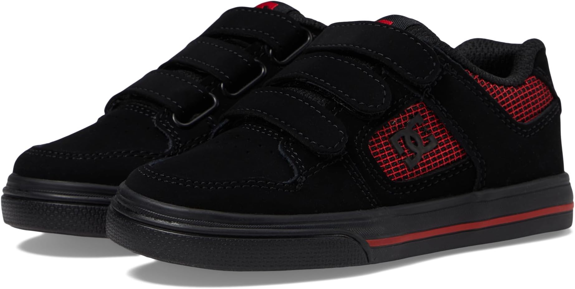 Pure V DC sneakers, Black/Black/Red