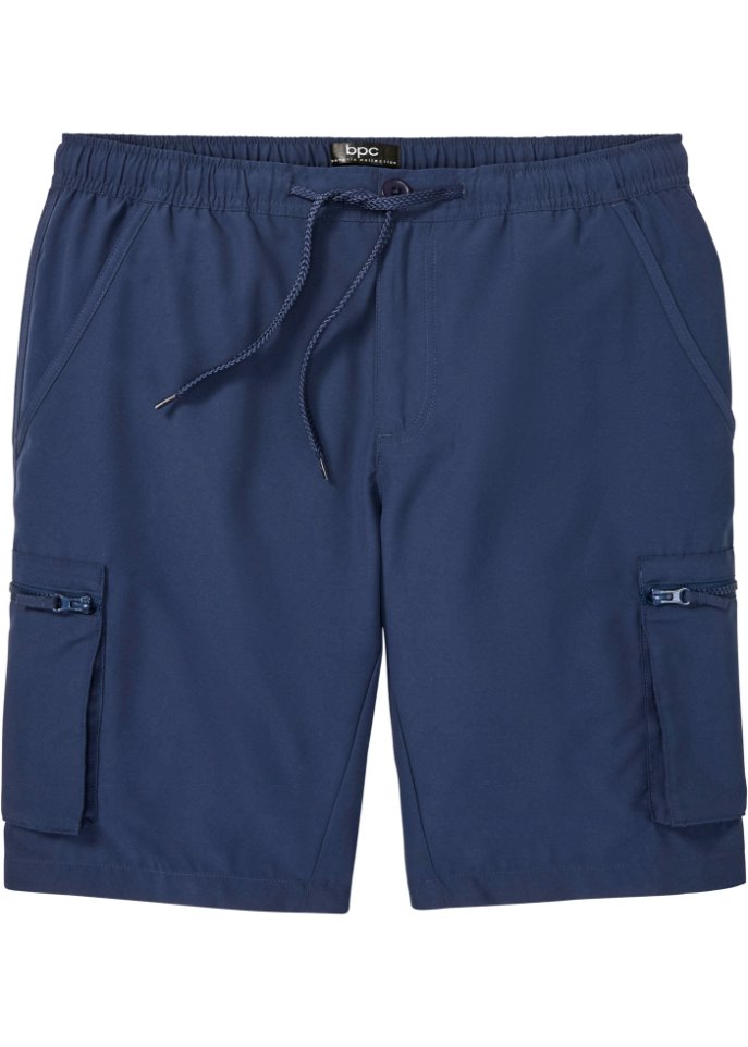 Bpc Bonprix Collection microfiber slip-on shorts, blue