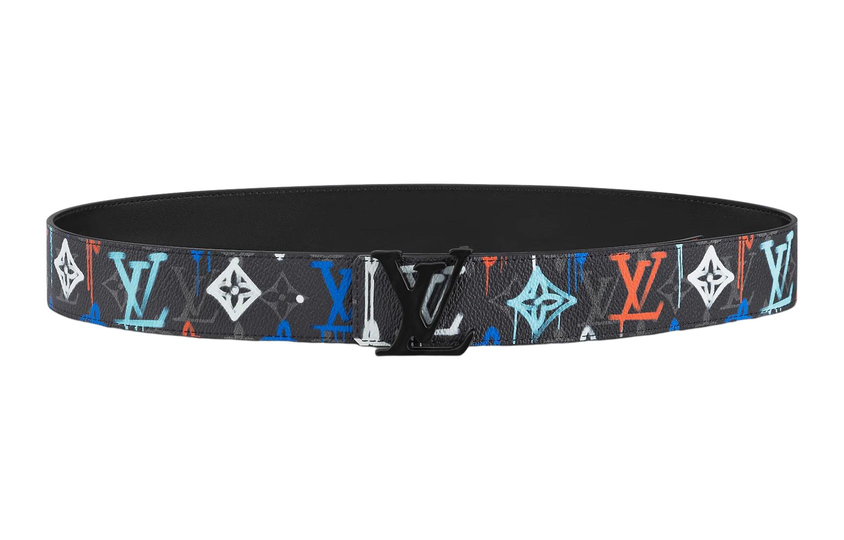 Louis Vuitton Unisex Belt, Black/Multicolor