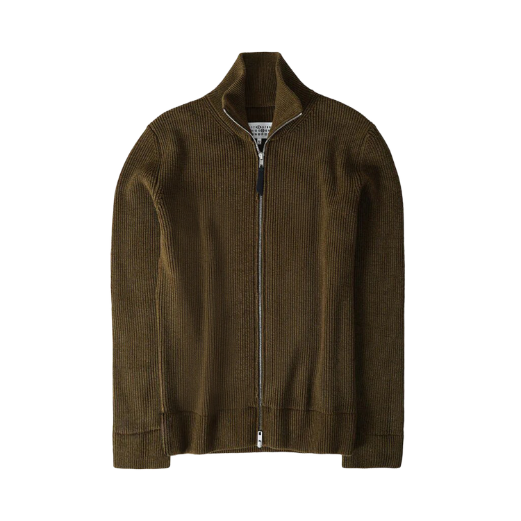 Maison Margiela Zip 'Green' cardigan, green