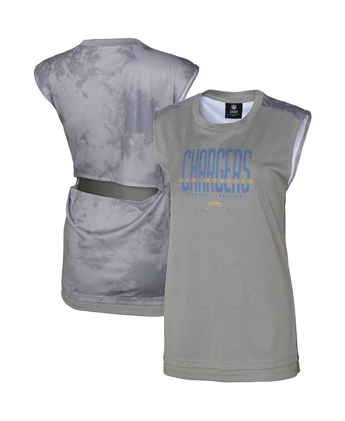 Los Angeles Chargers Women's Gray No Sweat Outerstuff Tank Top, Gray