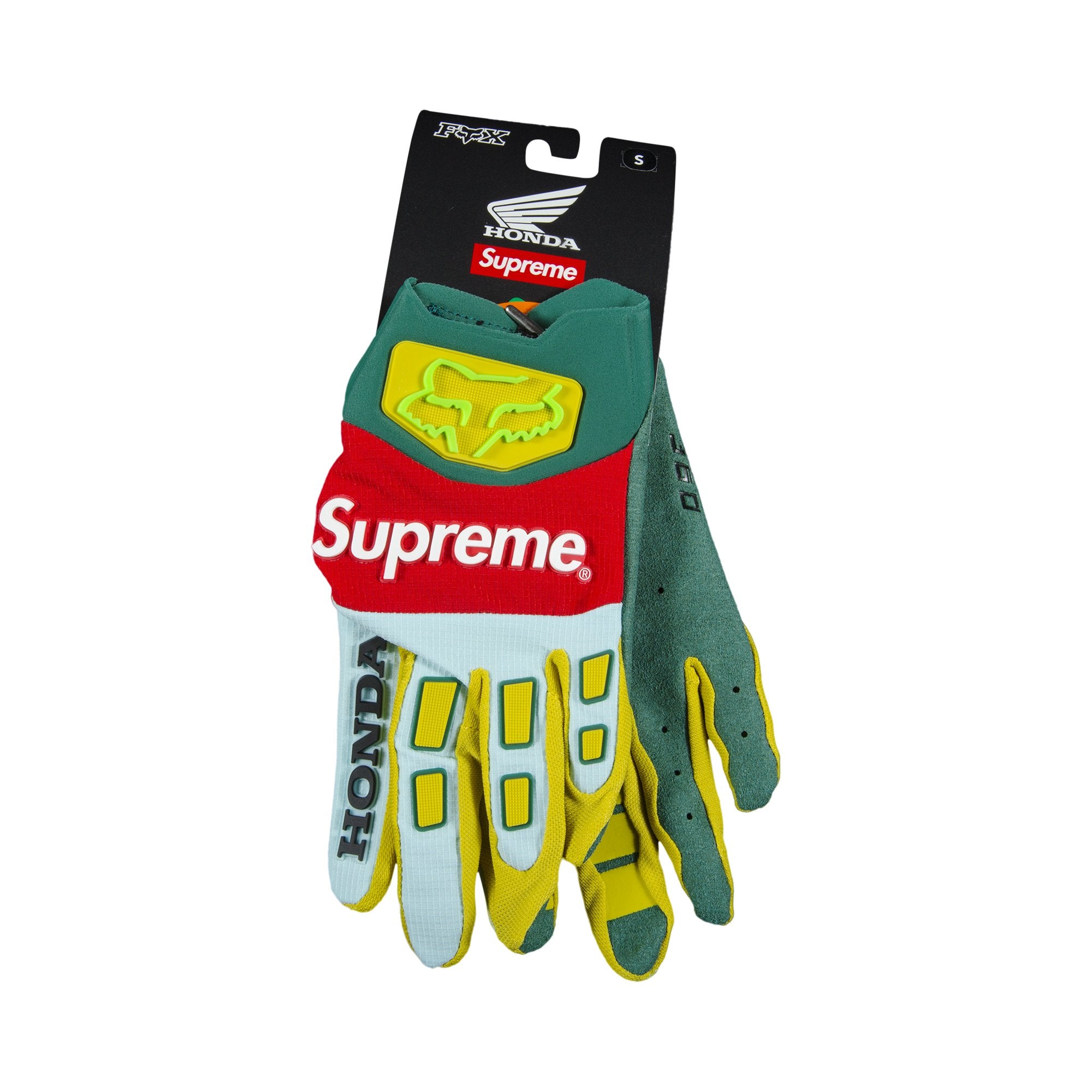 Supreme x Honda Fox Racing Gloves, Moss Color