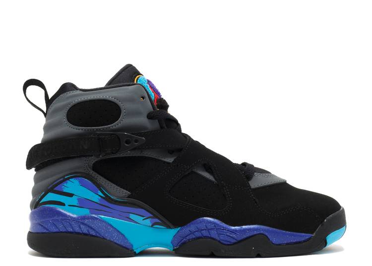 حذاء رياضي AIR JORDAN 8 RETRO BG 'AQUA' 2015، أسود