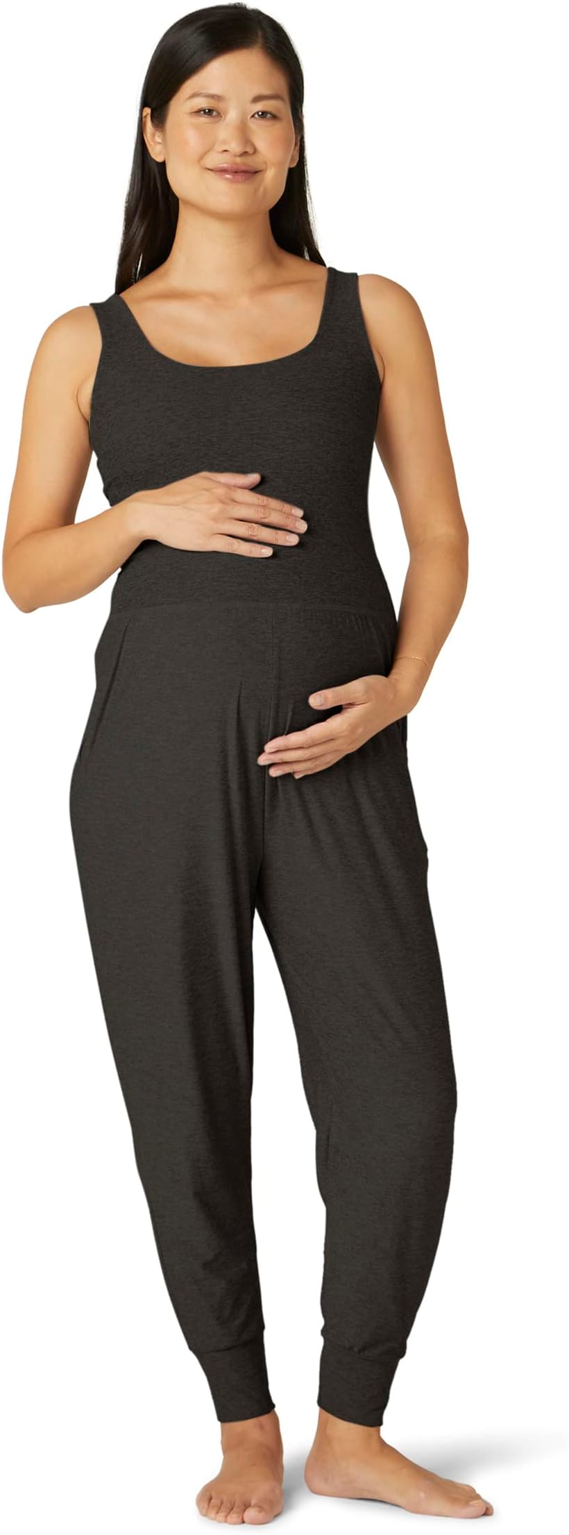 Spacedye Grow In Comfort Beyond Yoga Maternity Jumpsuit, Darkest Night