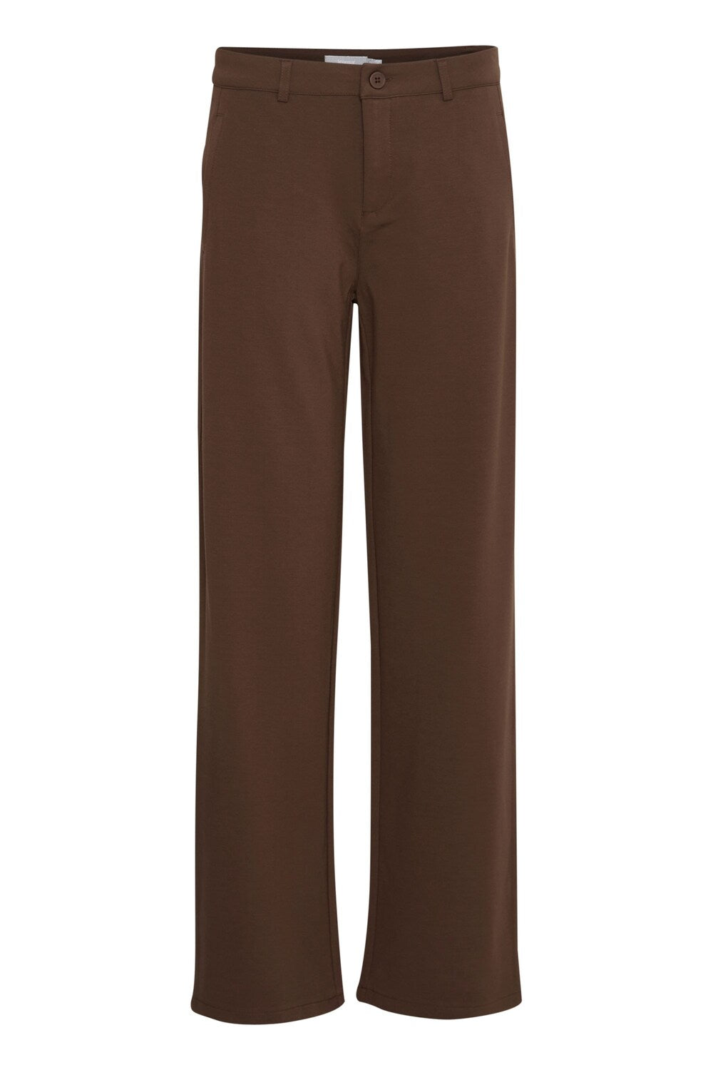 Fransa Tessa loose trousers, chestnut