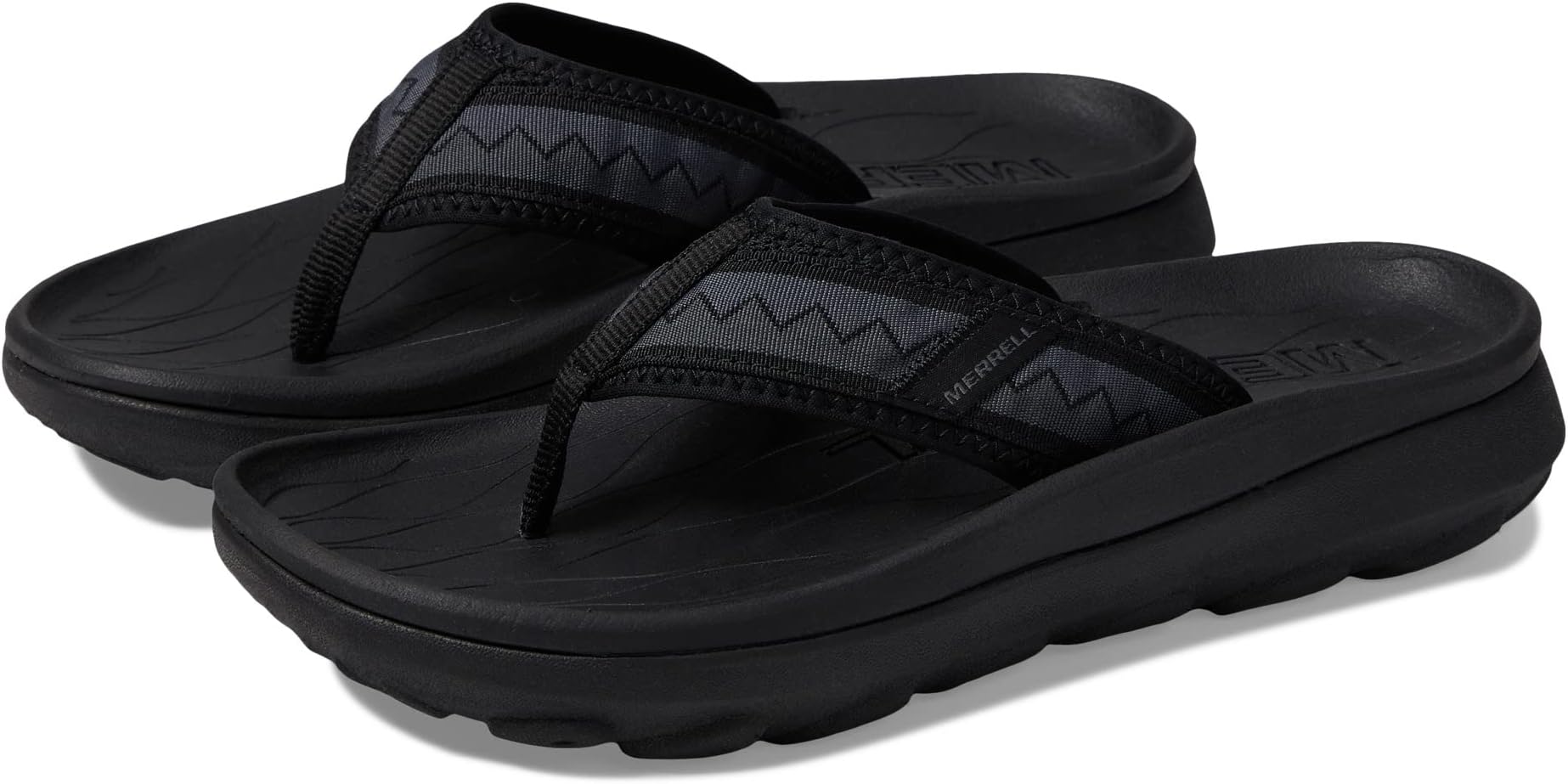 Hut Ultra Flip Merrell Flip Flops, Black/Black