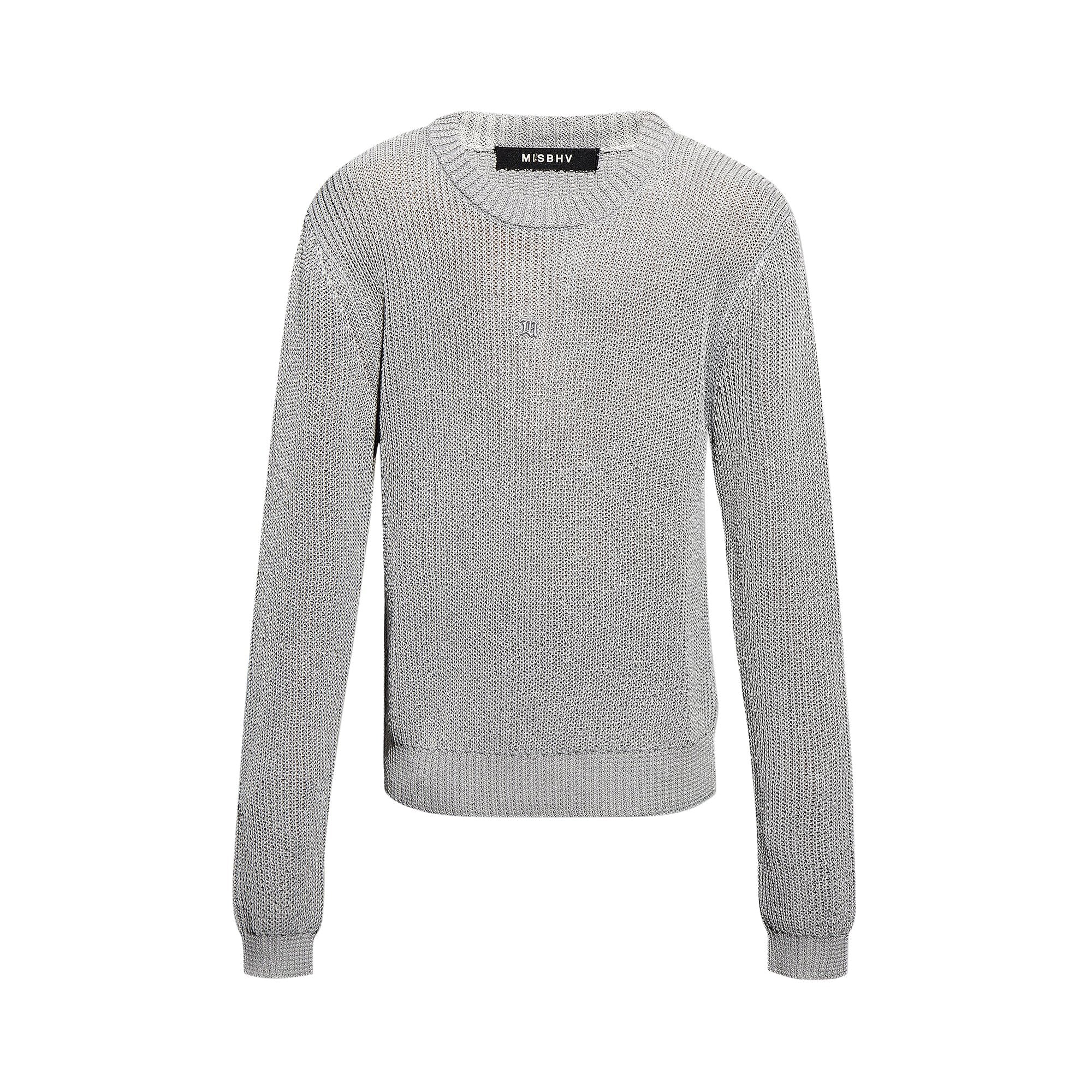 MISBHV Thermoset knitted sweater, color Gray