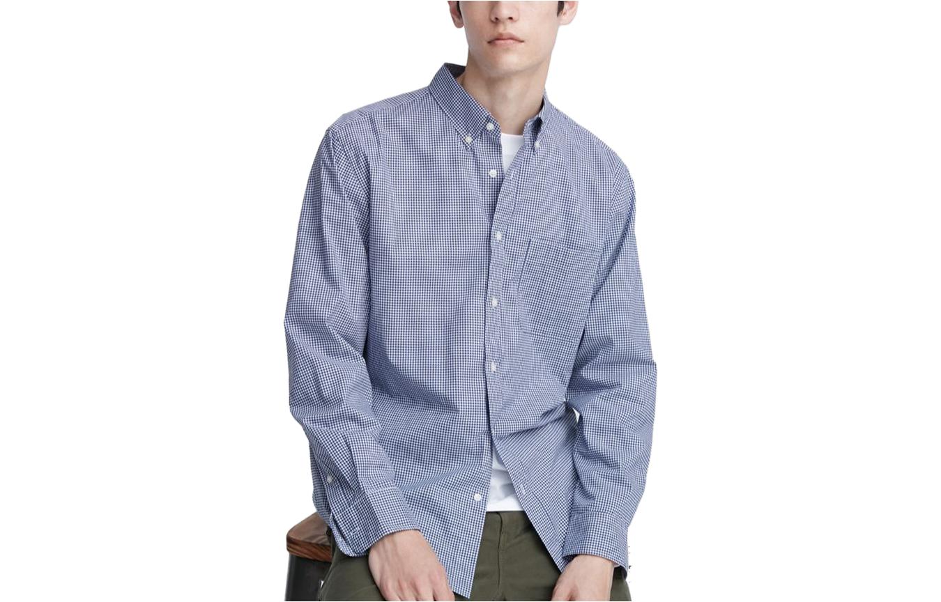 UNIQLO Men's Shirt, Blue