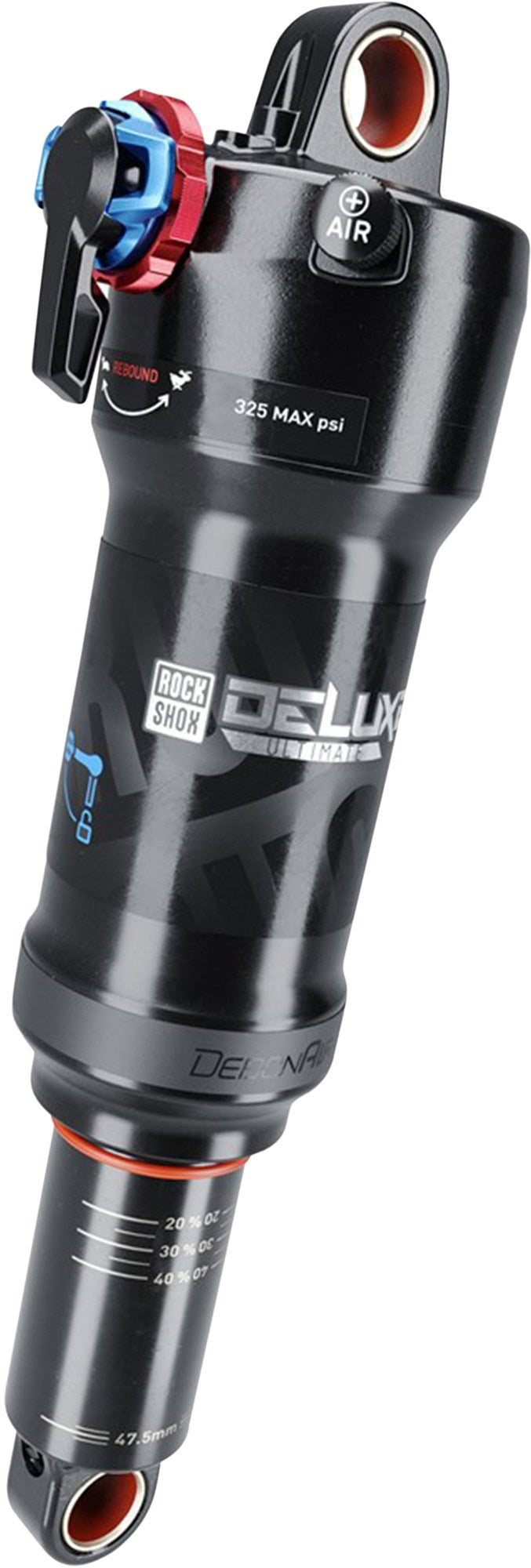 Deluxe Ultimate RCT RockShox rear shock, black