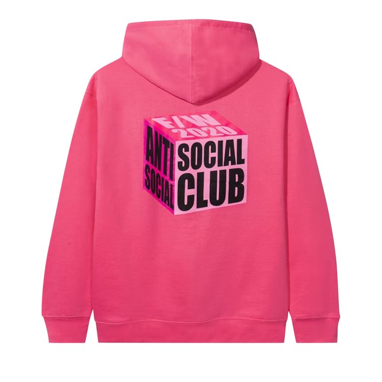 Anti Social Social Club I Wish I Was Wrong Pink Hoodie