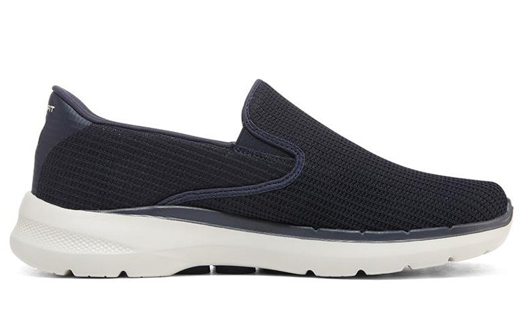 Go Walk 6 Slip-on Shoes Men Low-top Navy Skechers