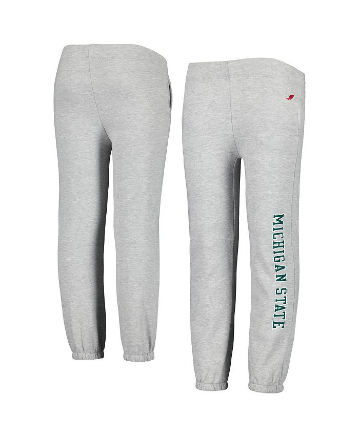 Big Boys Heather Gray Michigan State Spartans Essential League Collegiate Wear Pants, Gray