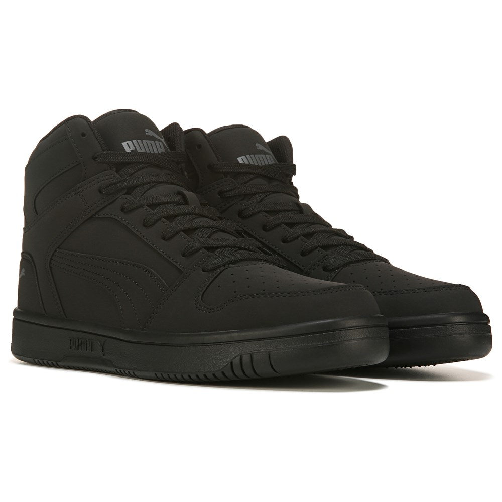 Rebound Layup Puma Men's High Top Sneakers, Black