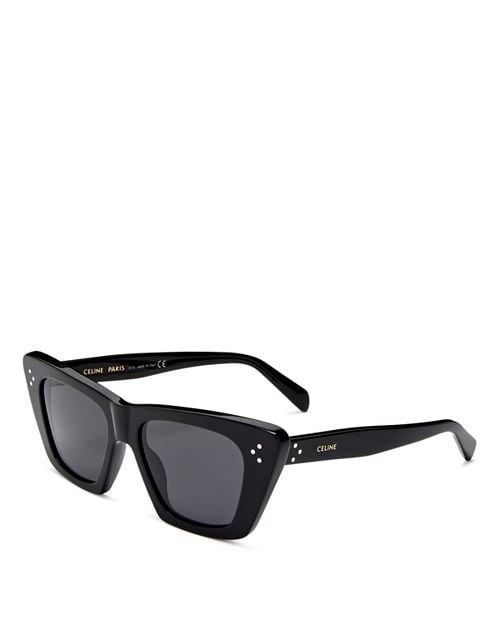 CELINE Cat Eye Sunglasses 51mm Black