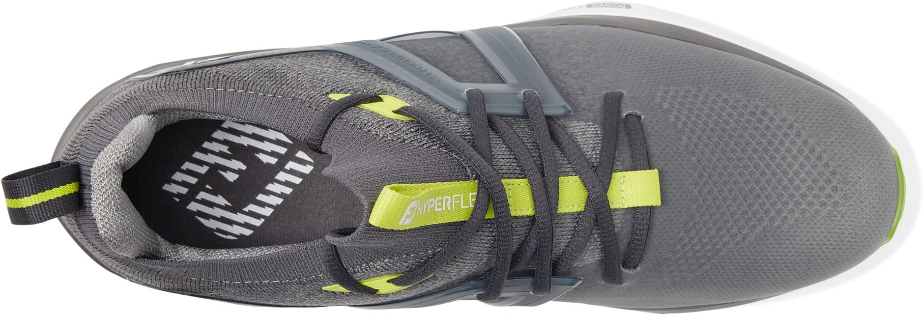 HyperFlex Golf Shoes FootJoy, Charcoal/Grey/Lime