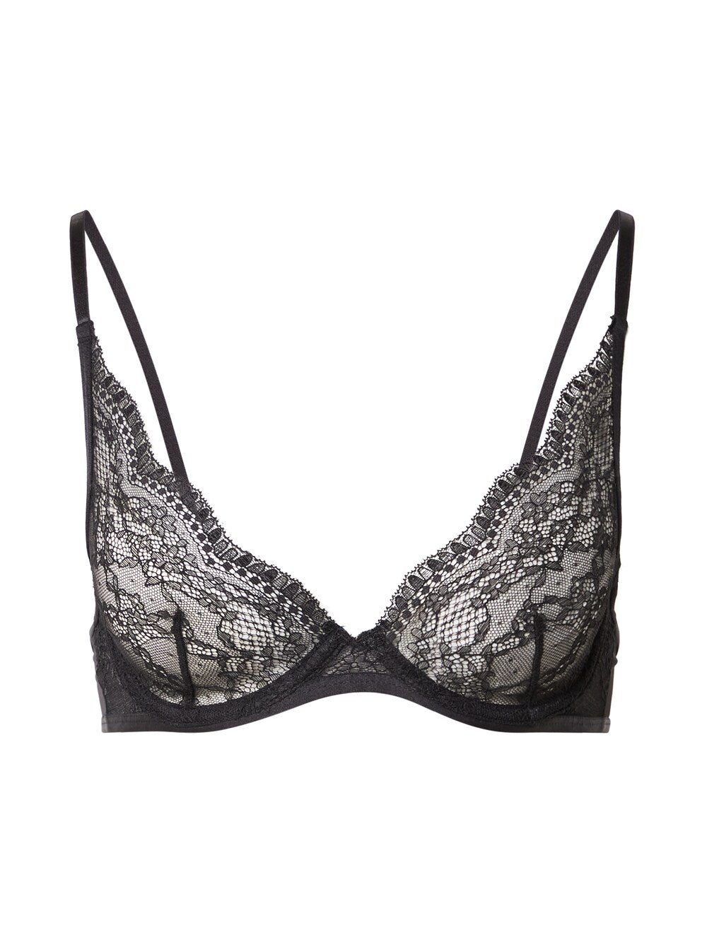 Hunkemöller Isabelle triangle bra, black