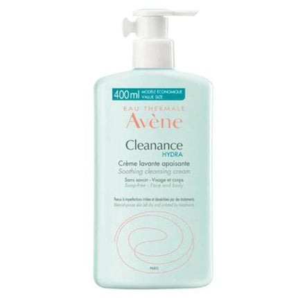 Avene Cleanance Hydra Soothing Cleansing Cream 400 ml, Avene