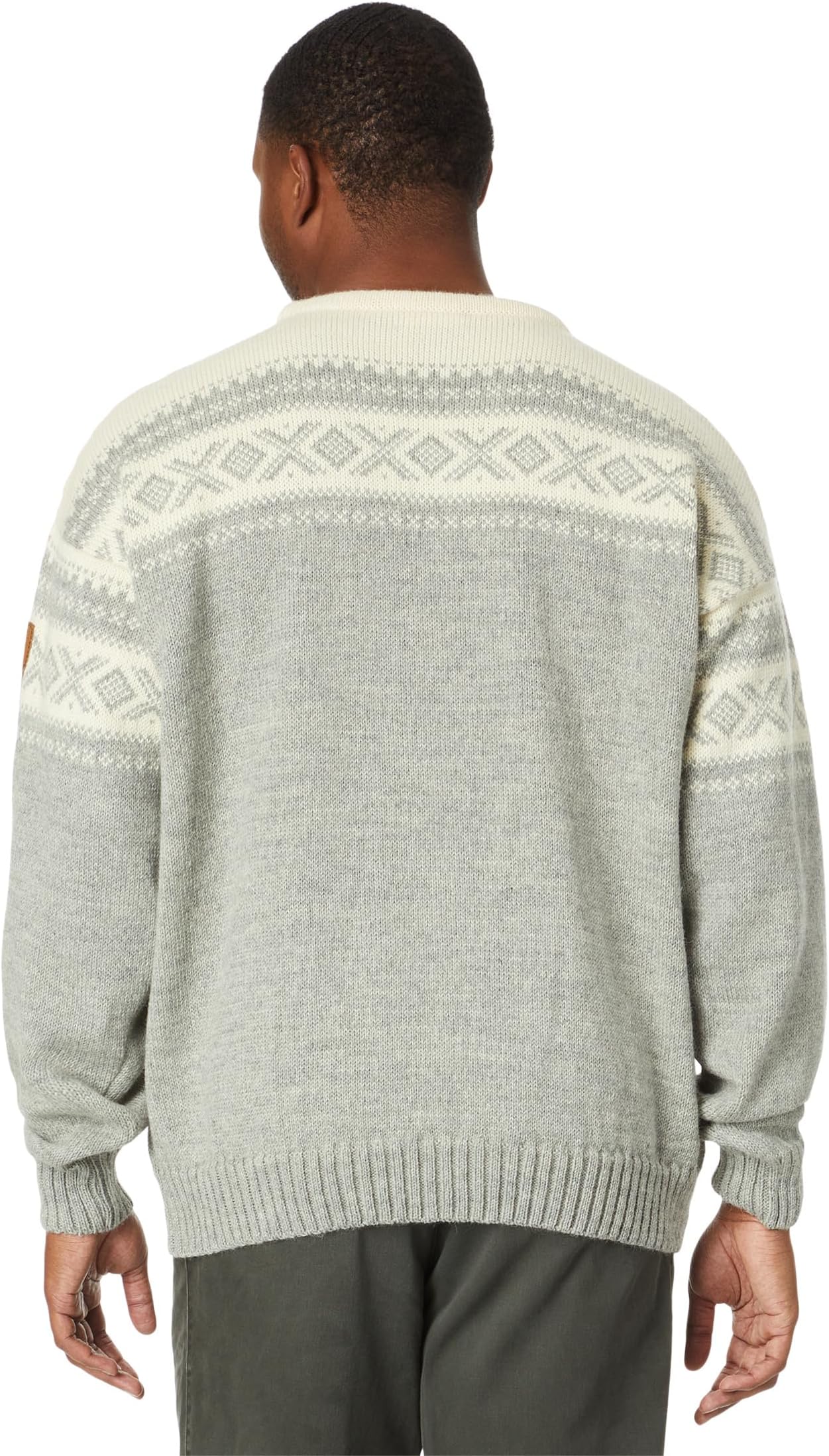 Cortina 1956 Dale of Norway Sweater, Light Charcoal/Off-White