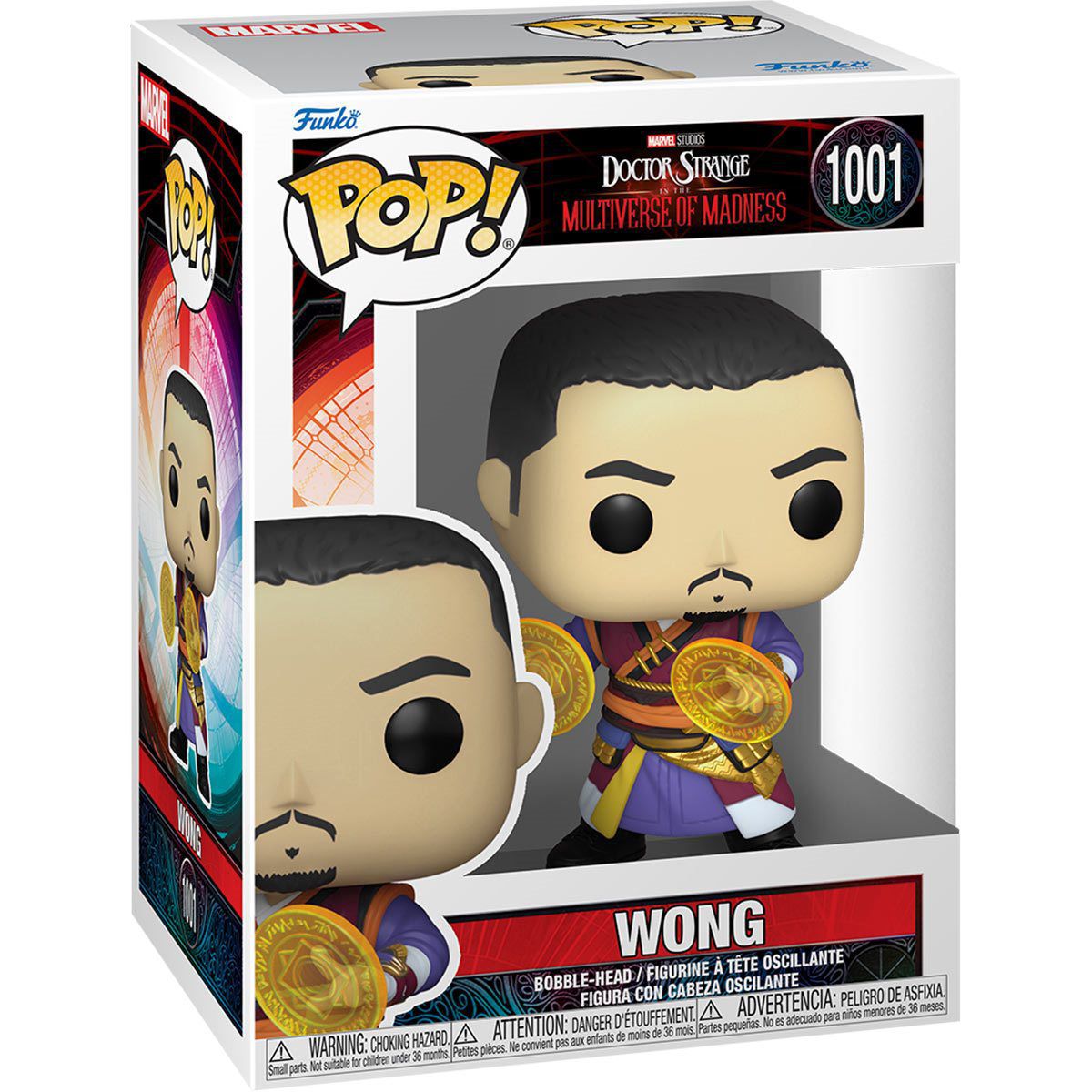 Funko Pop!  Bobble Head - Wong (Doctor Strange in the Multiverse of Madness) - #1001 Funko