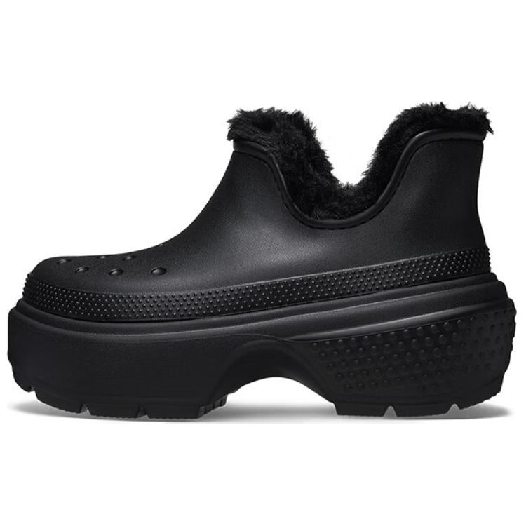 Crocs Stomp Unisex Ankle Boots, Black