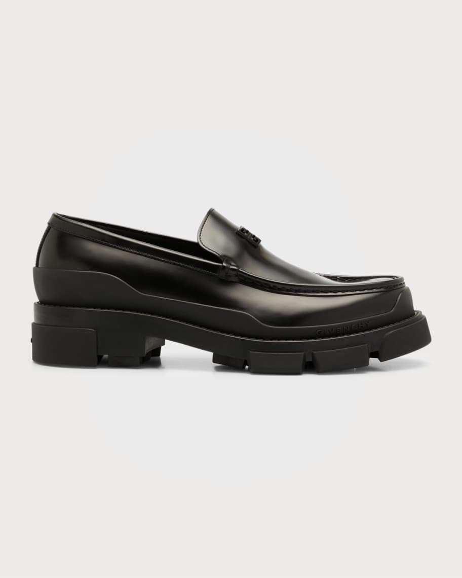 Men's Terra Tonal 4G Givenchy Chunky Leather Loafers