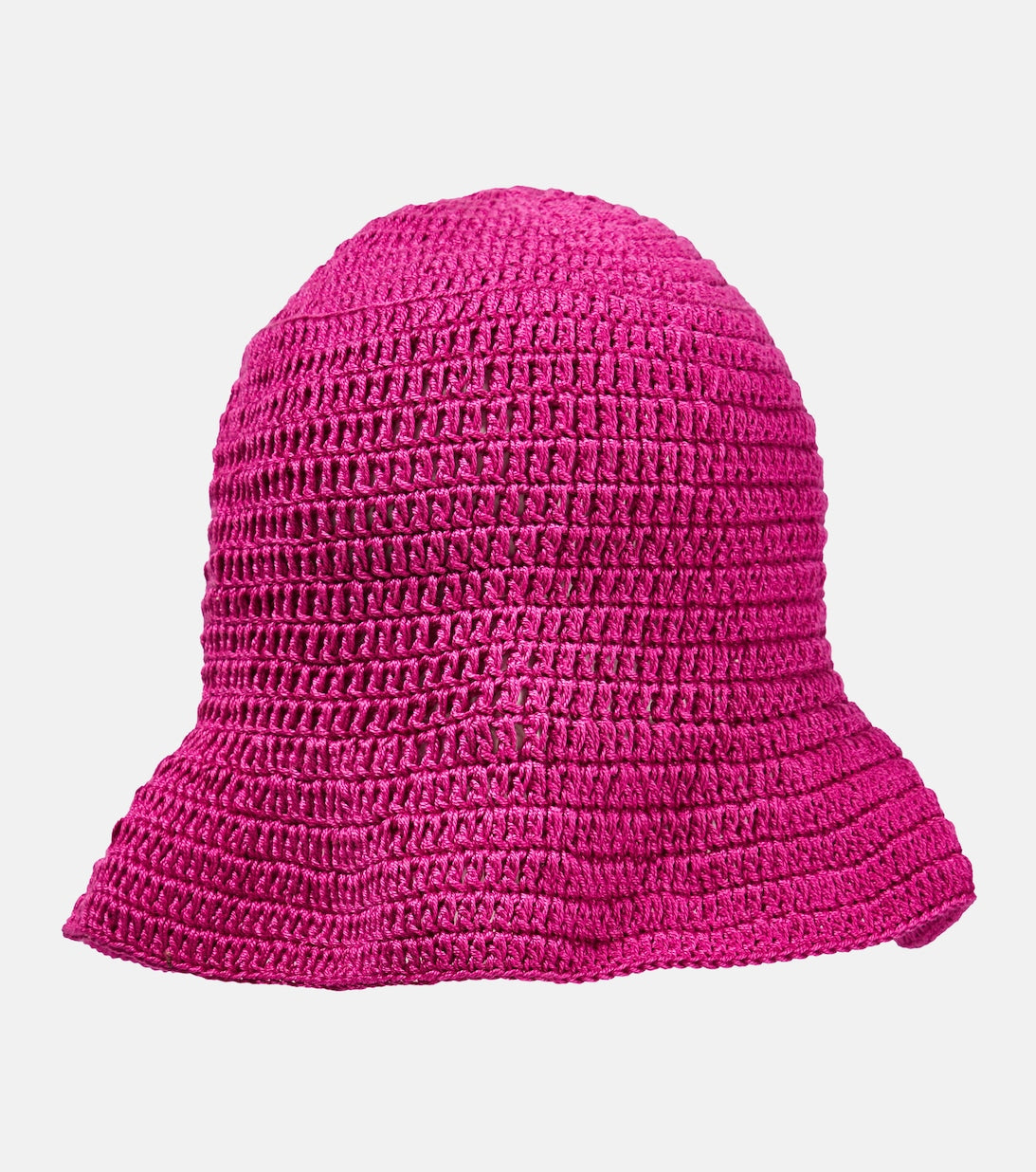 Panama crochet cotton hat Anna Kosturova, pink