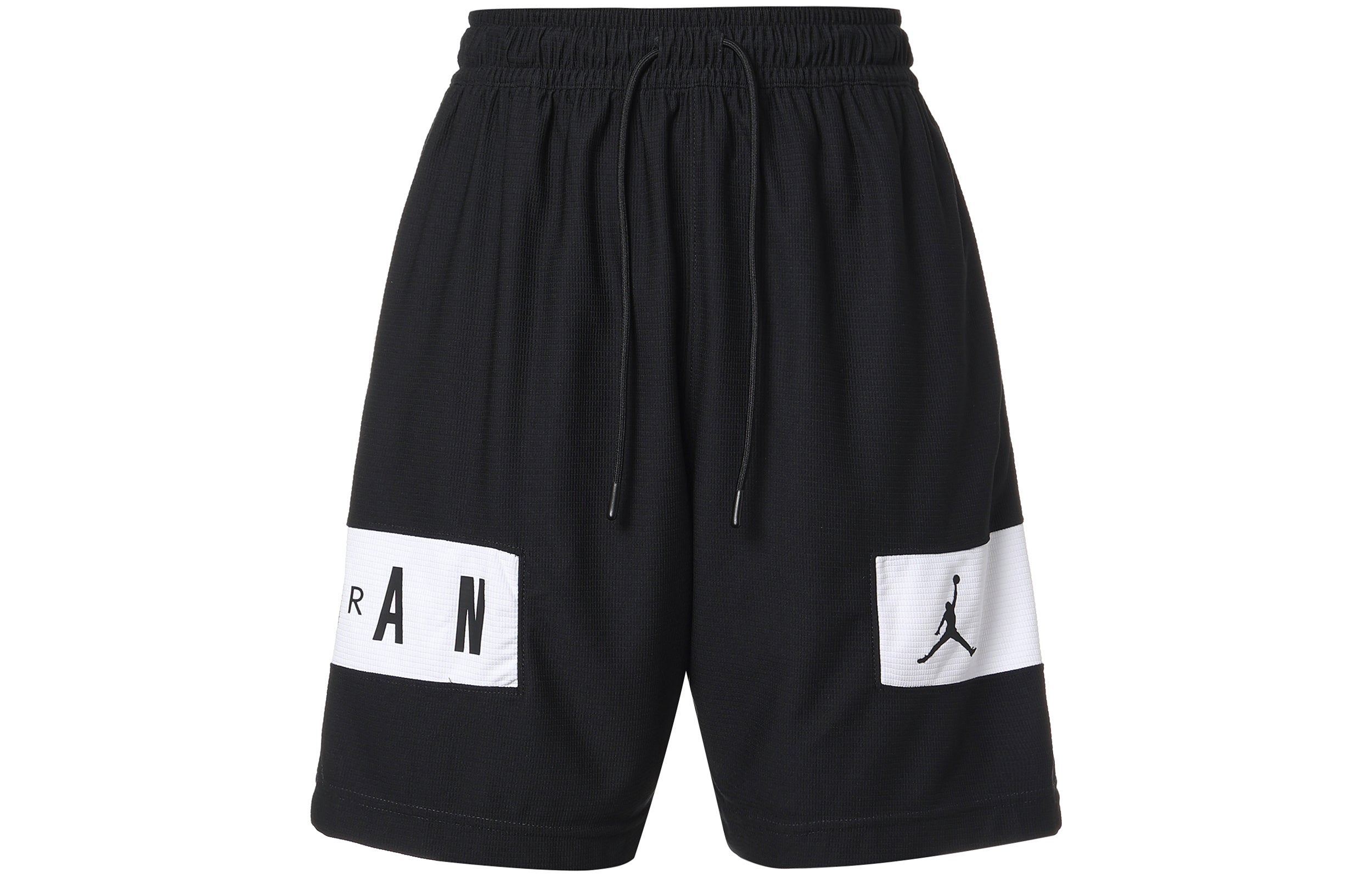 Air Jordan Men's Black Casual Basketball Running Shorts - Black