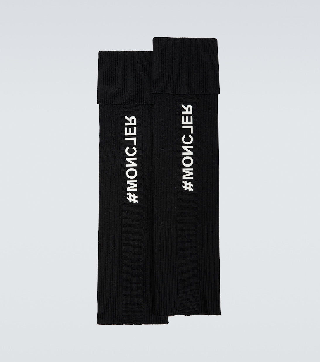 Moncler Grenoble day-namic ribbed leg warmers, black