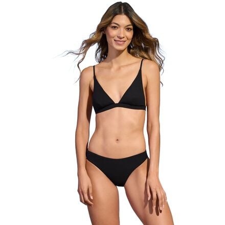 Women's Ivy Maaji Bikini Top, Jade Black