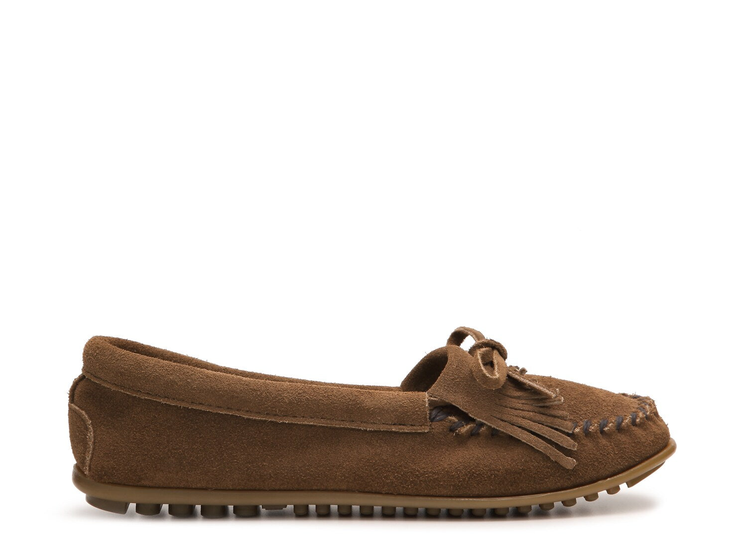 Minnetonka Kilty moccasins, brown