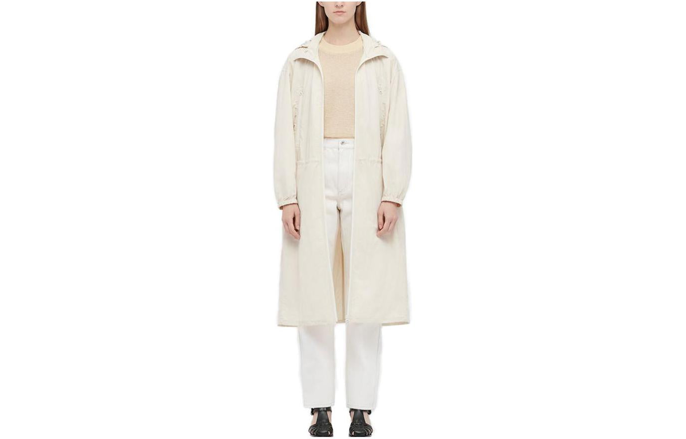 Women's Coat Off White Uniqlo