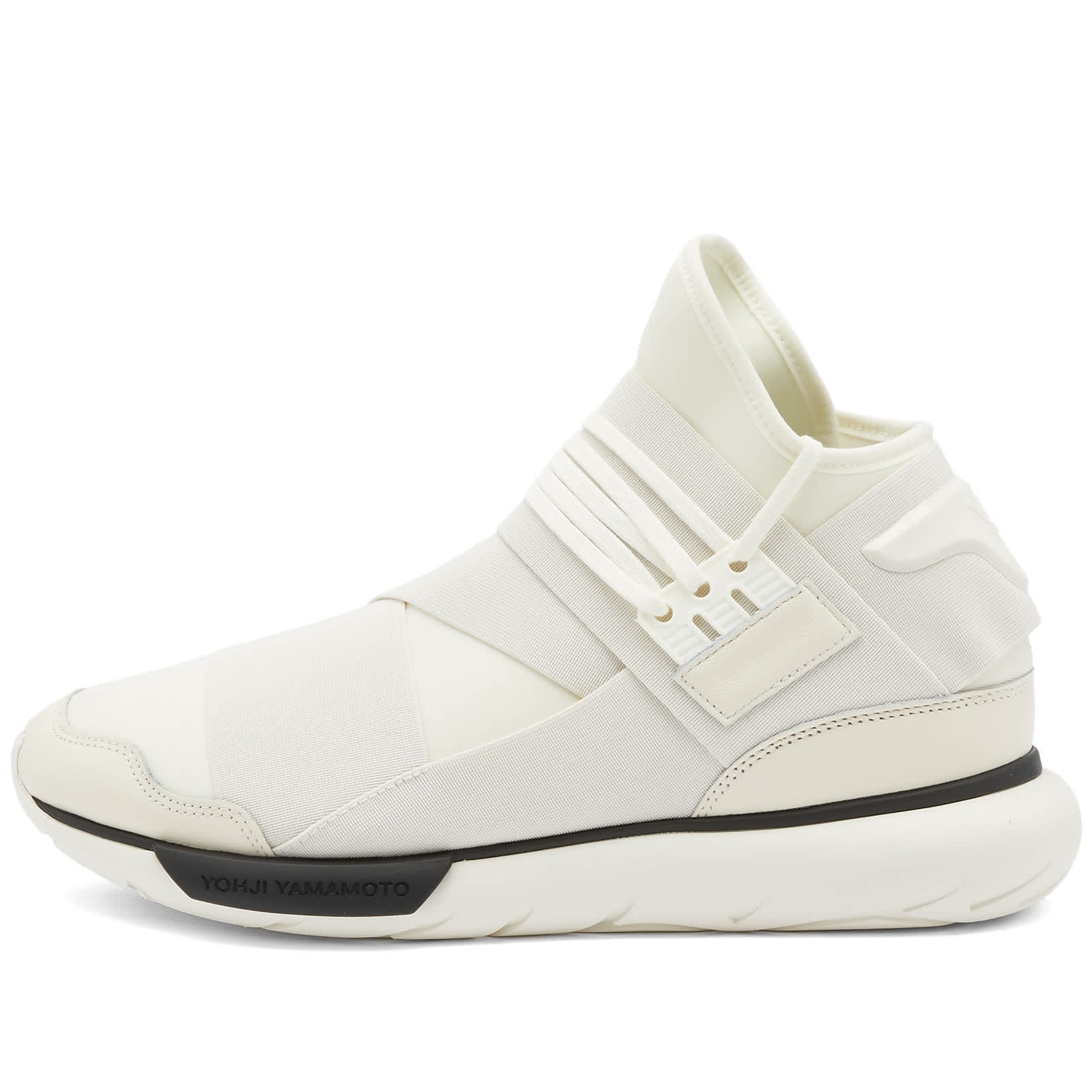 Y-3 Qasa sneakers, Off White, Cream White & Black