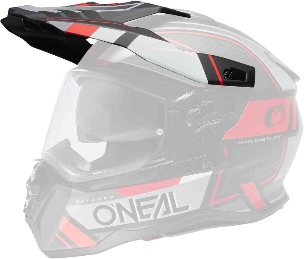 DSeries Oneal Square Helmet, Black Red