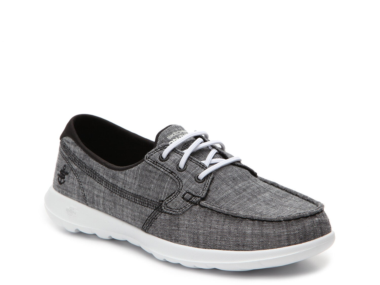 حذاء موكاسين Skechers Go Walk Lite Isla باللون الأسود