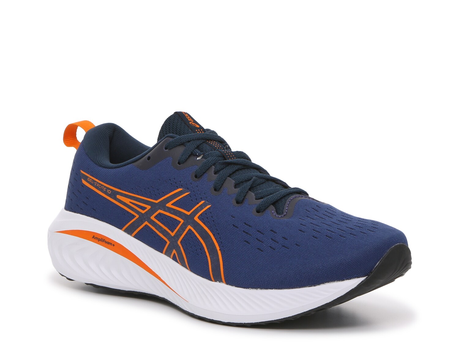 حذاء رياضي Asics Gel Excite 10 باللون الأزرق البحري/البرتقالي