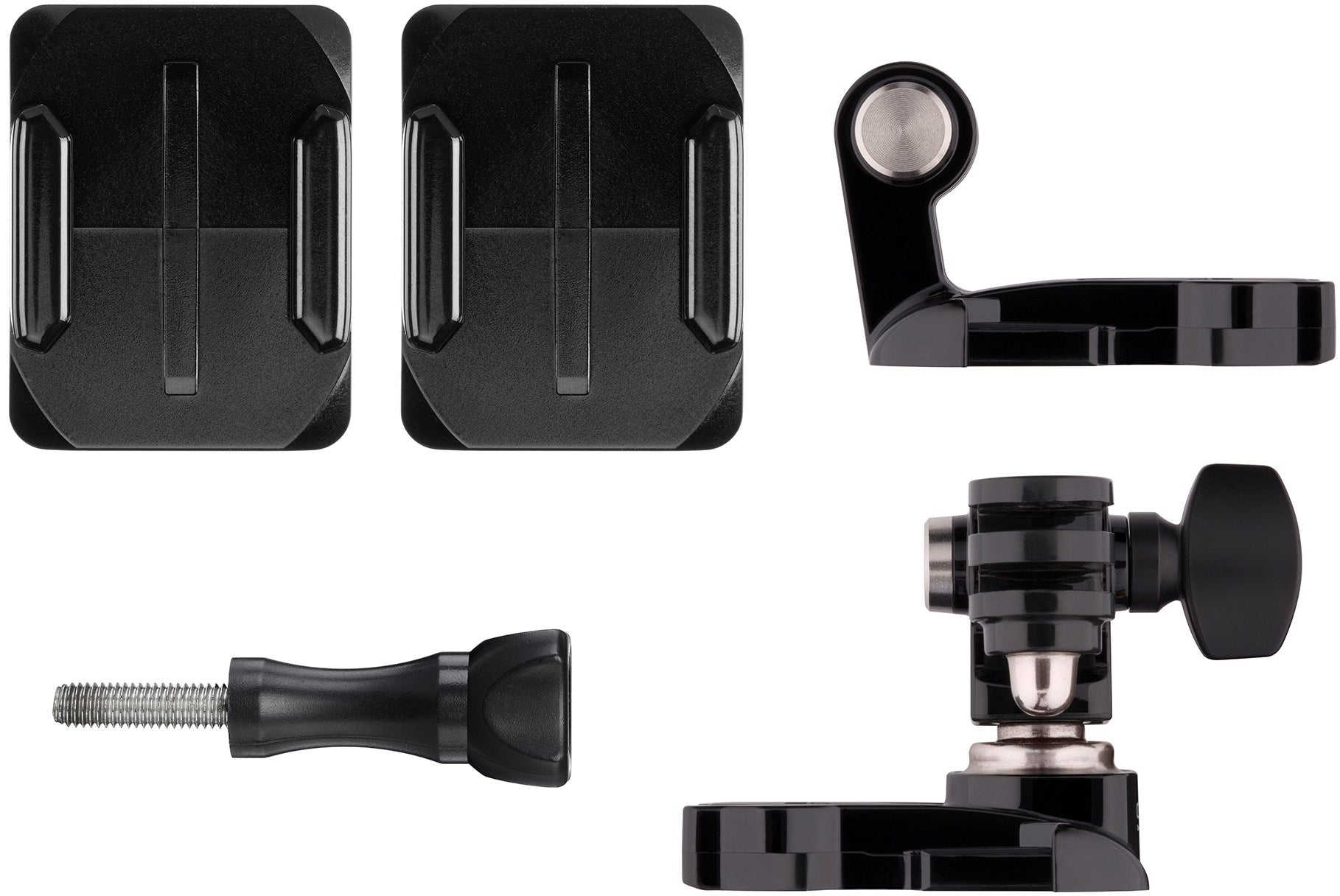 Front and side mounts on GoPro helmet