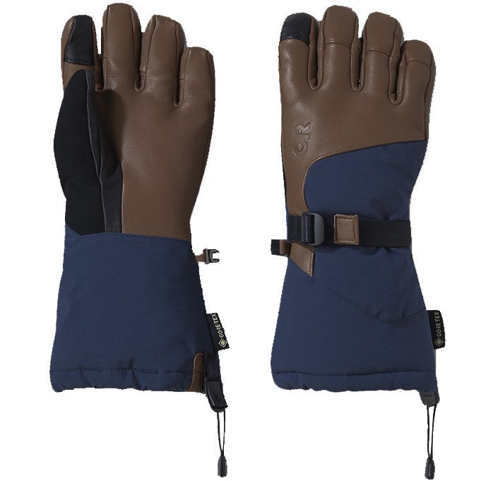 Ski gloves Outdoor Research Carbide Sensor, blue