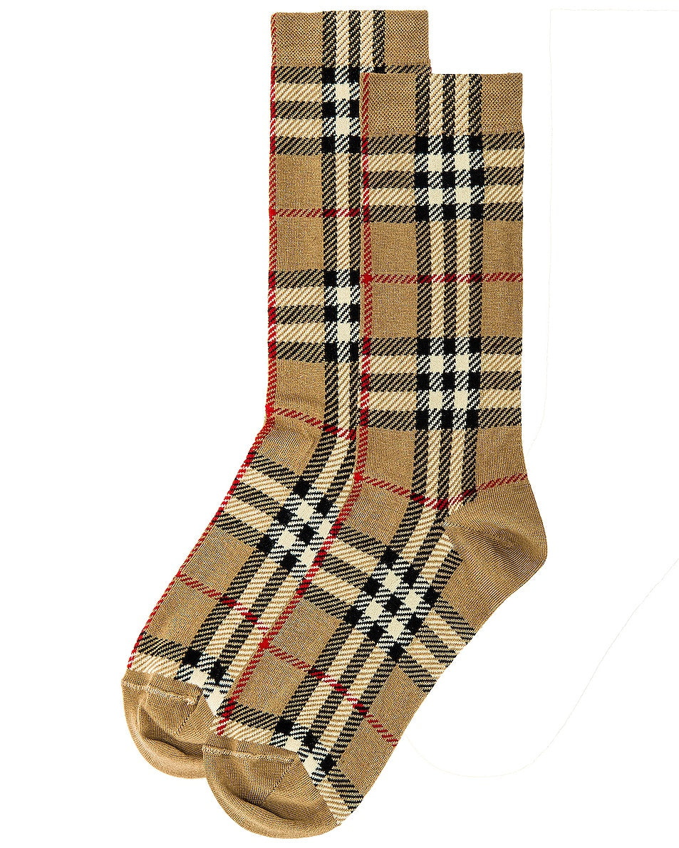 Burberry socks in Archive Beige