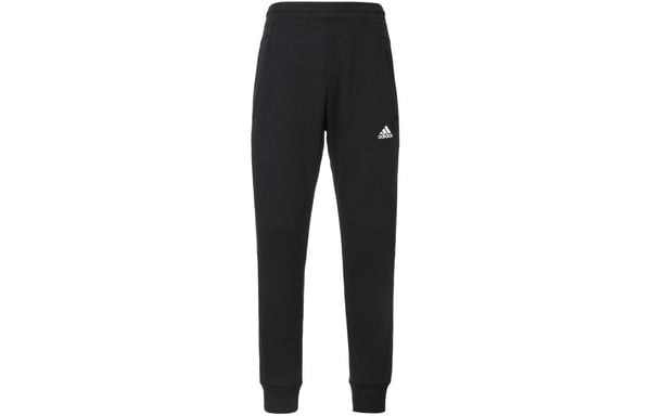 adidas Casual Sports Training logo Bundle Feet Long Pants Black