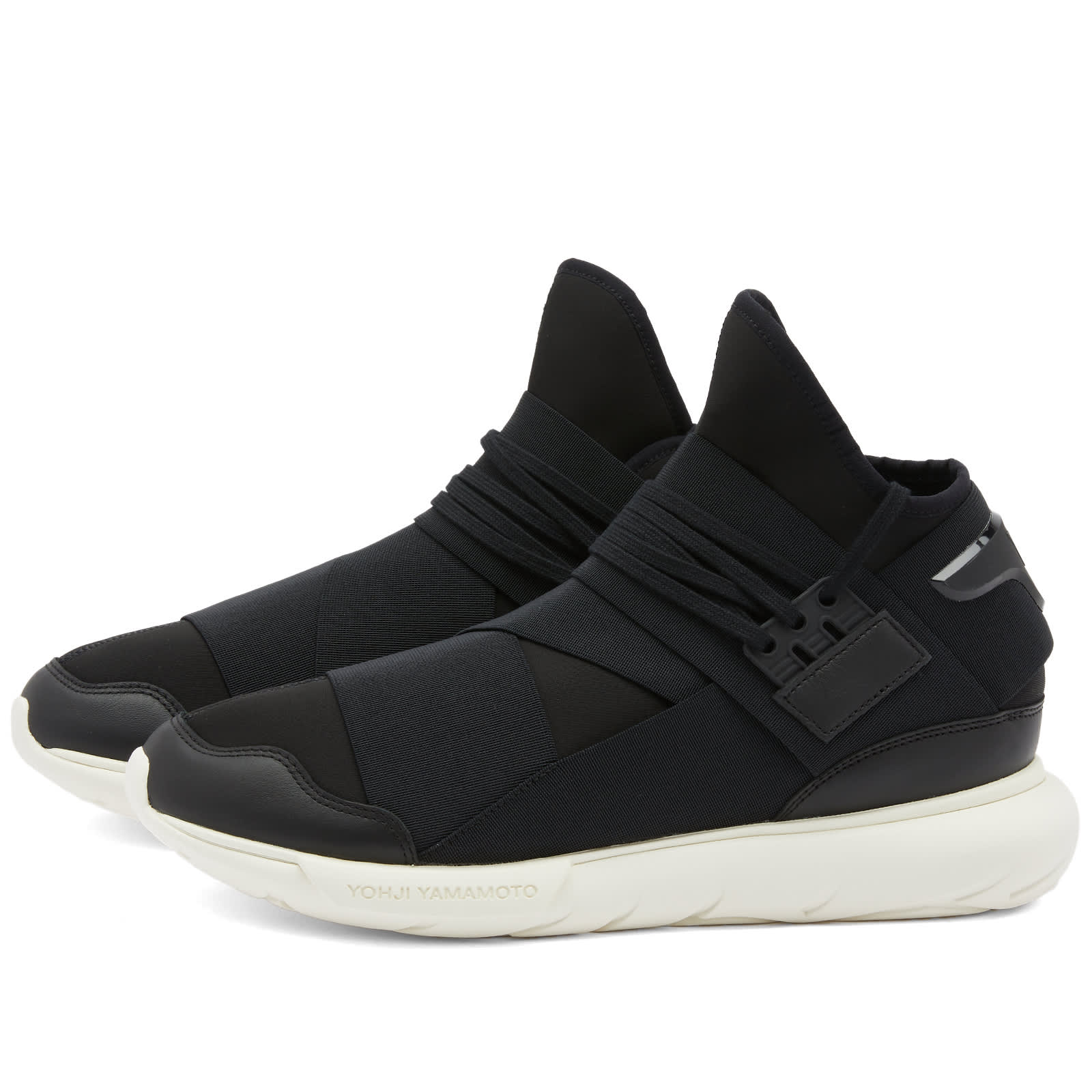 Y-3 Qasa sneakers, Black, Black & Off White