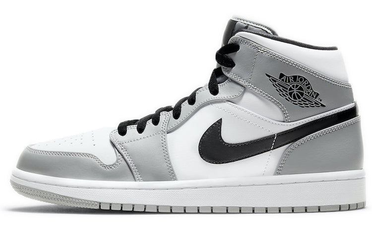 Jordan 1 Mid Light Smoke Gray