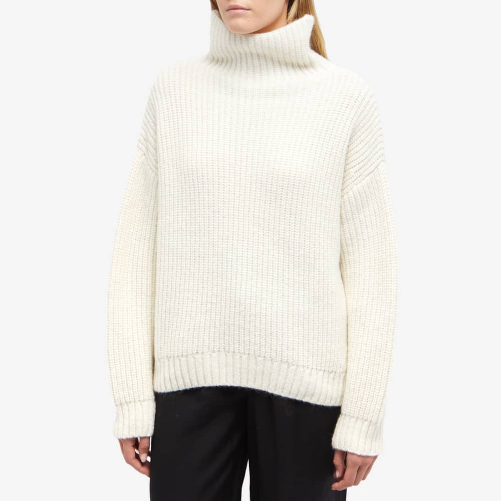 Anine Bing Sydney knitted jumper, ivory