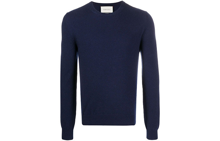 Gucci Men's Cashmere Sweater Blue