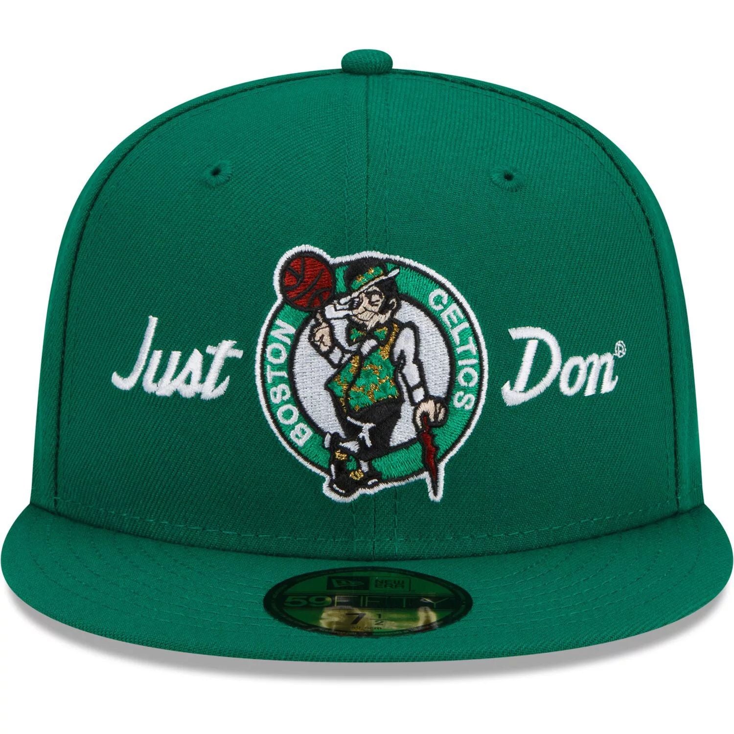 قبعة 59FIFTY ملائمة للرجال من New Era x Just Don Kelly Green Boston Celtics